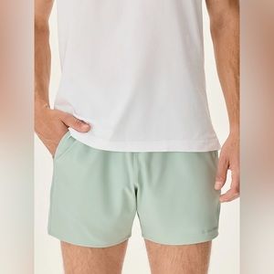 Outdoor Voices Men's Athletic Shorts in Light Green